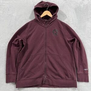 Carhartt‎ Hoodie Womens 2XL Maroon Jacket Sweatshirt Sweater FORCE 103403 R02